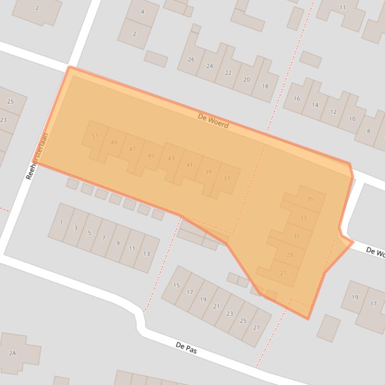 Kaart van postcodegebied 7091VN.