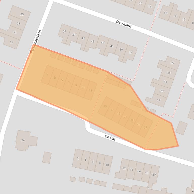 Kaart van postcodegebied 7091VR.