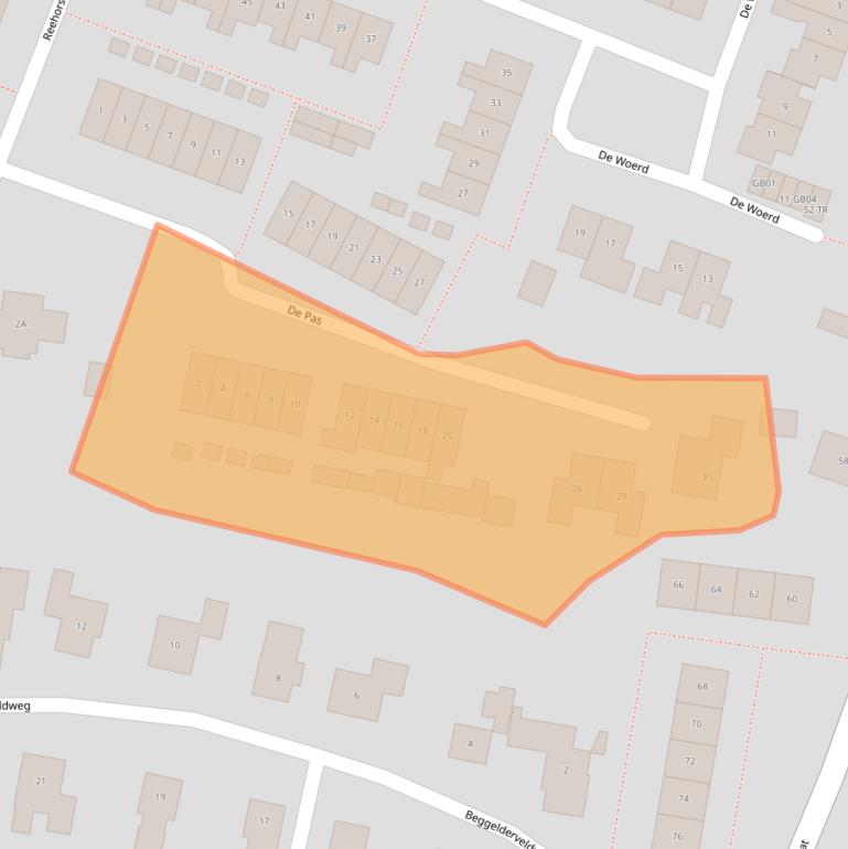 Kaart van postcodegebied 7091VS.