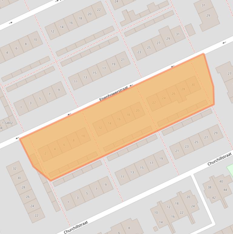 Kaart van postcodegebied 7091XN.