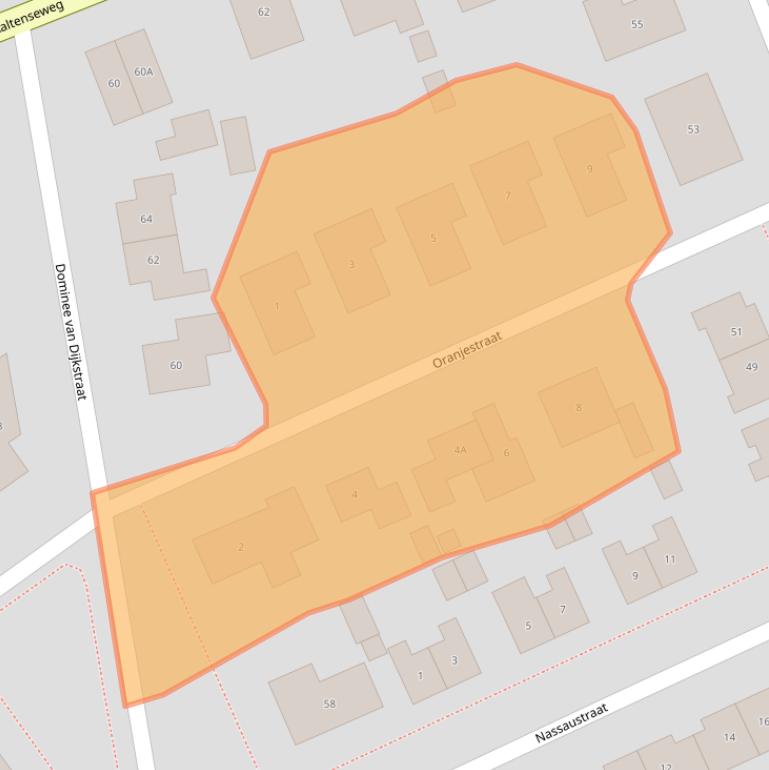 Kaart van postcodegebied 7091XT.