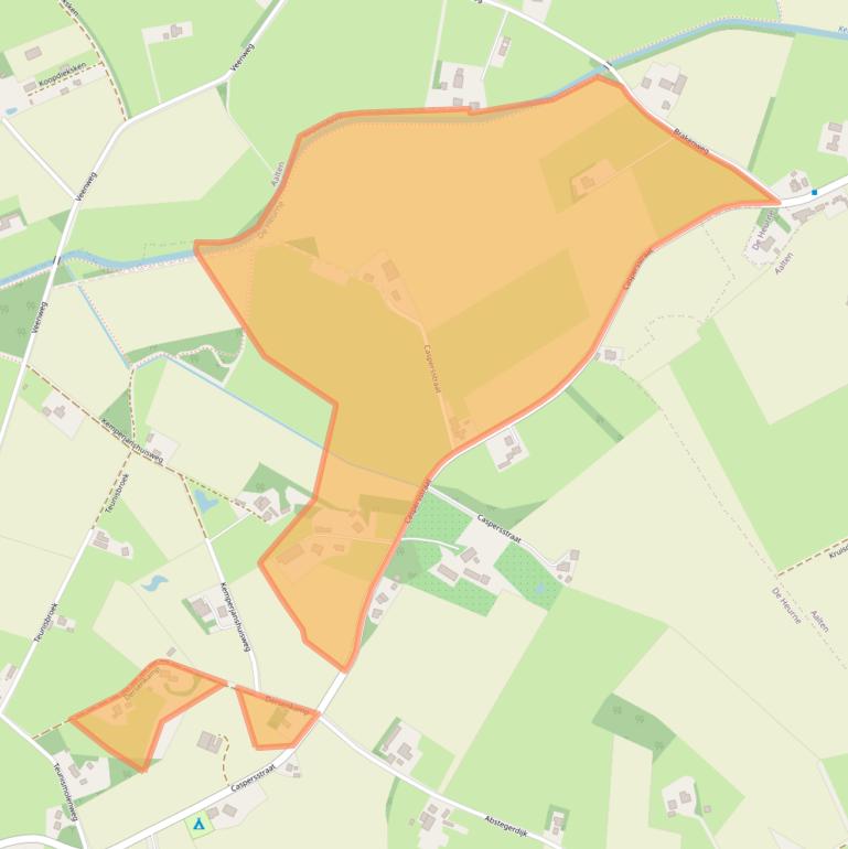 Kaart van postcodegebied 7095BS.