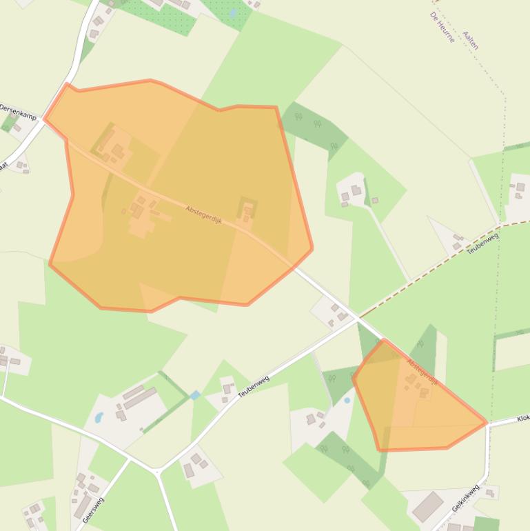 Kaart van postcodegebied 7095BV.
