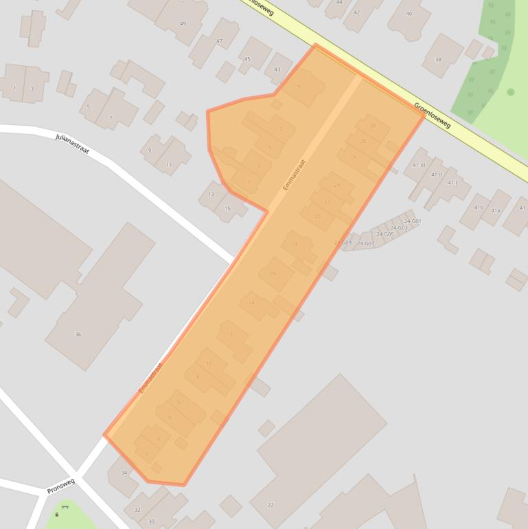 Kaart van postcodegebied 7101CD.