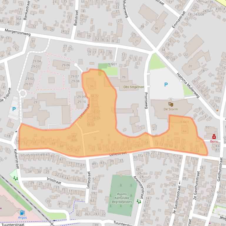 Kaart van postcodegebied 7101CJ.