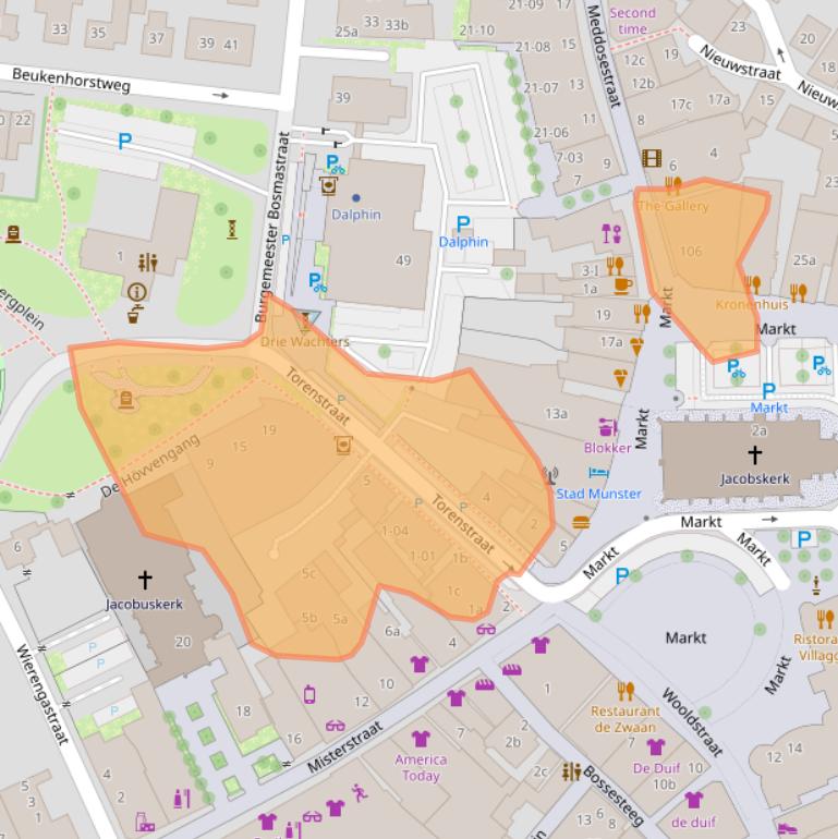 Kaart van postcodegebied 7101DC.