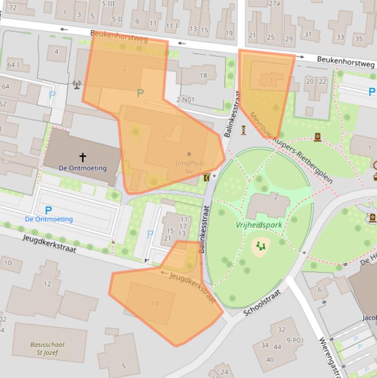 Kaart van postcodegebied 7101DL.