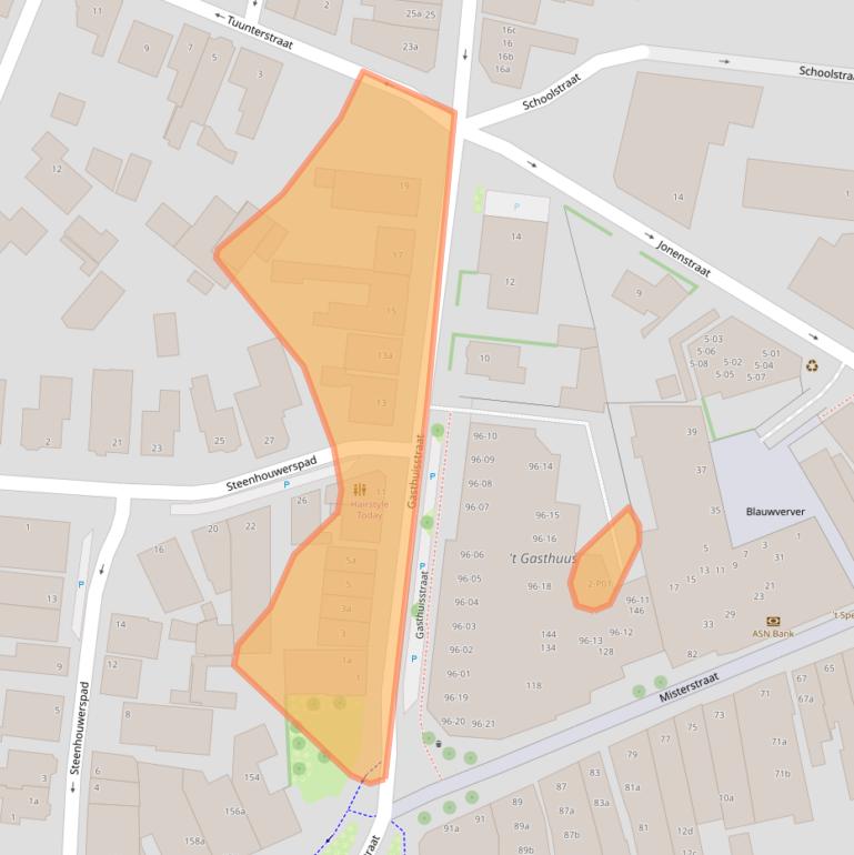 Kaart van postcodegebied 7101DR.