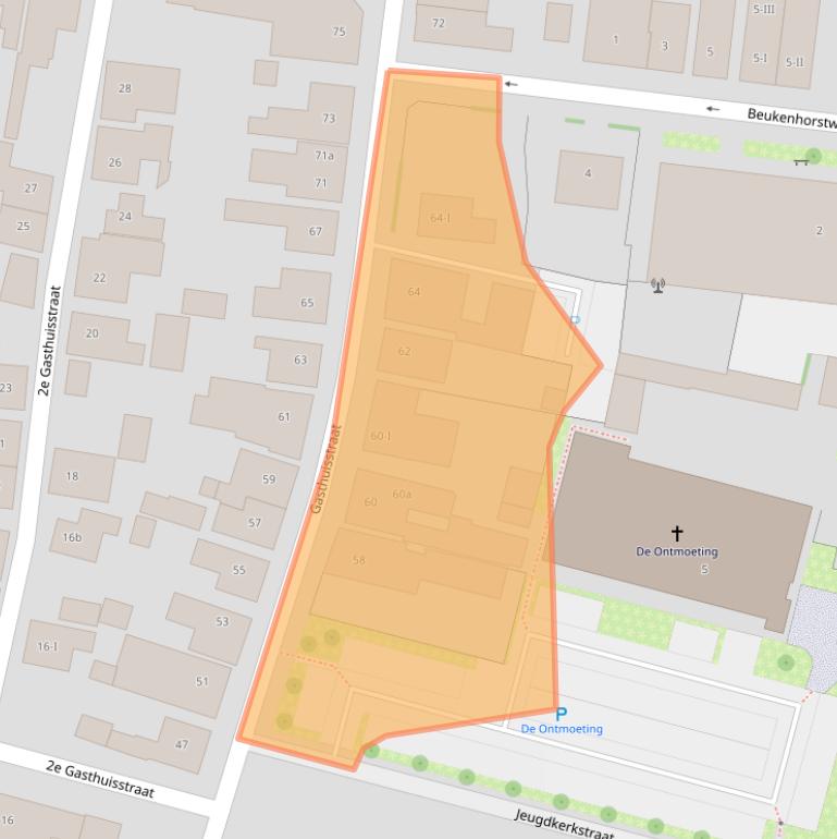 Kaart van postcodegebied 7101DW.