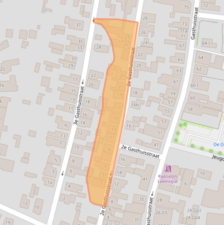 Kaart van postcodegebied 7101EA.