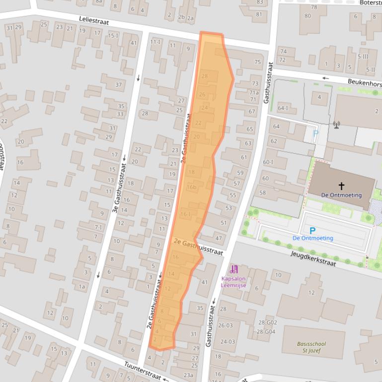 Kaart van postcodegebied 7101EB.