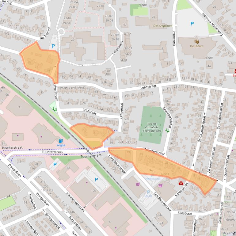 Kaart van postcodegebied 7101EE.