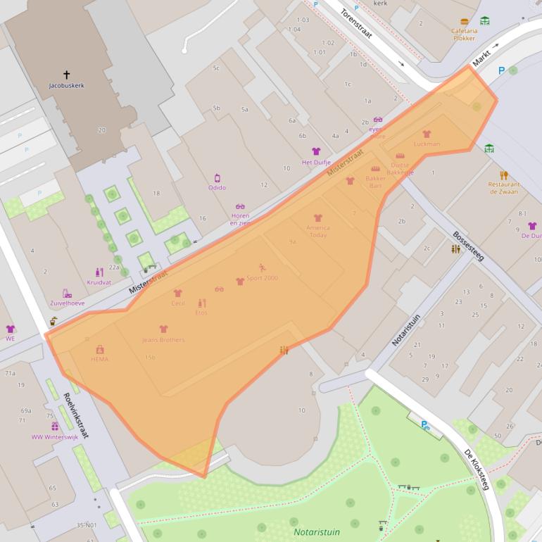 Kaart van postcodegebied 7101EN.
