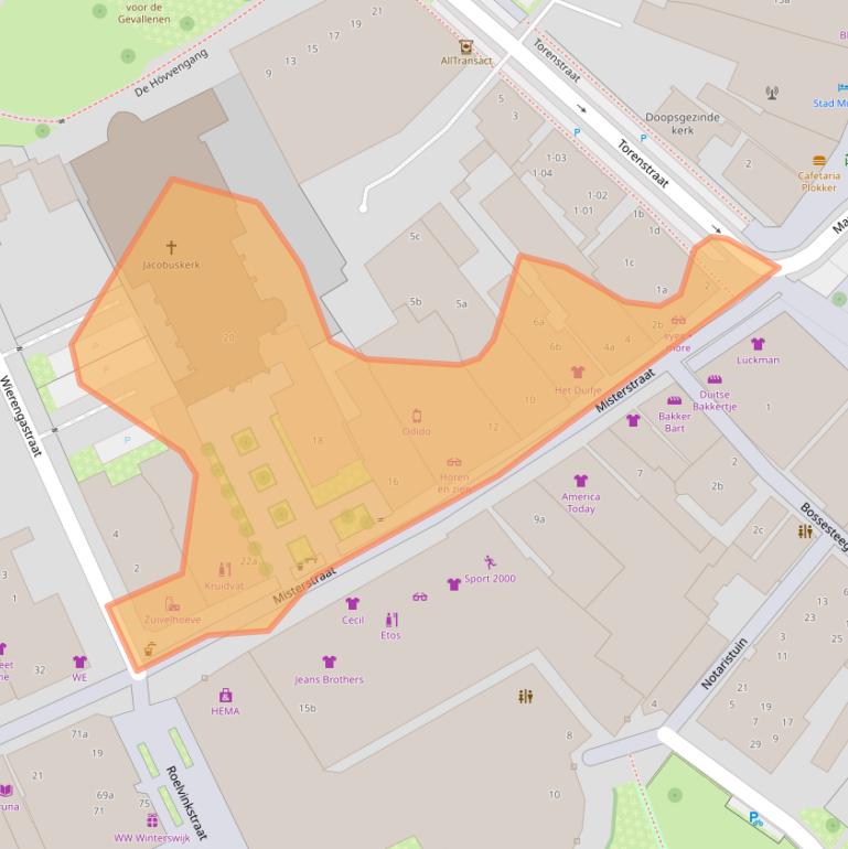 Kaart van postcodegebied 7101EW.