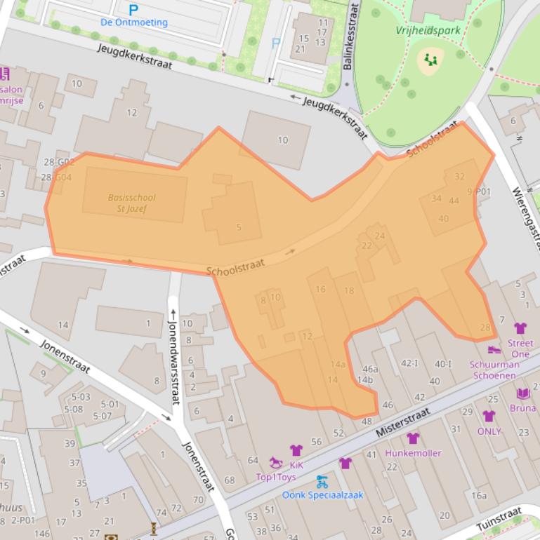 Kaart van postcodegebied 7101GB.