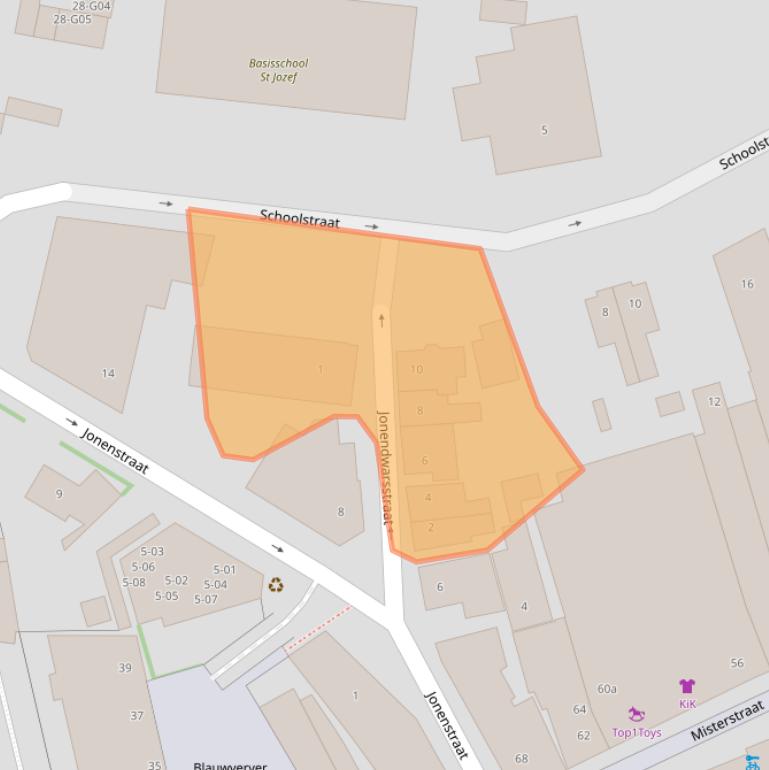 Kaart van postcodegebied 7101GC.