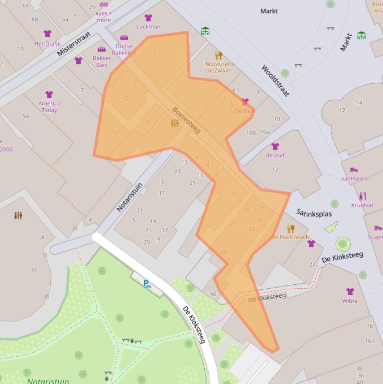 Kaart van postcodegebied 7101GE.