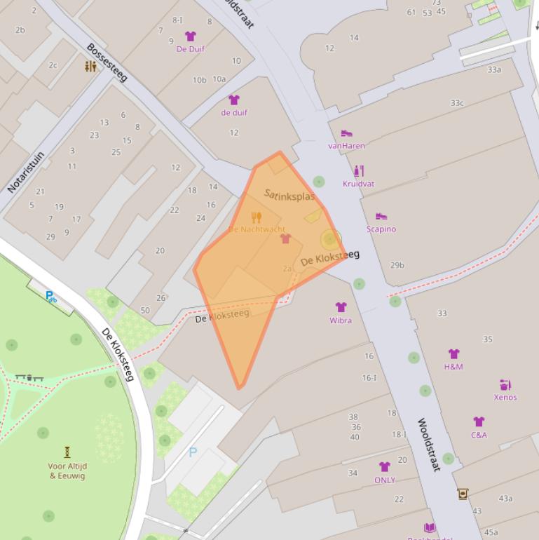 Kaart van postcodegebied 7101GG.