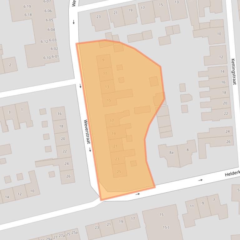 Kaart van postcodegebied 7101HA.
