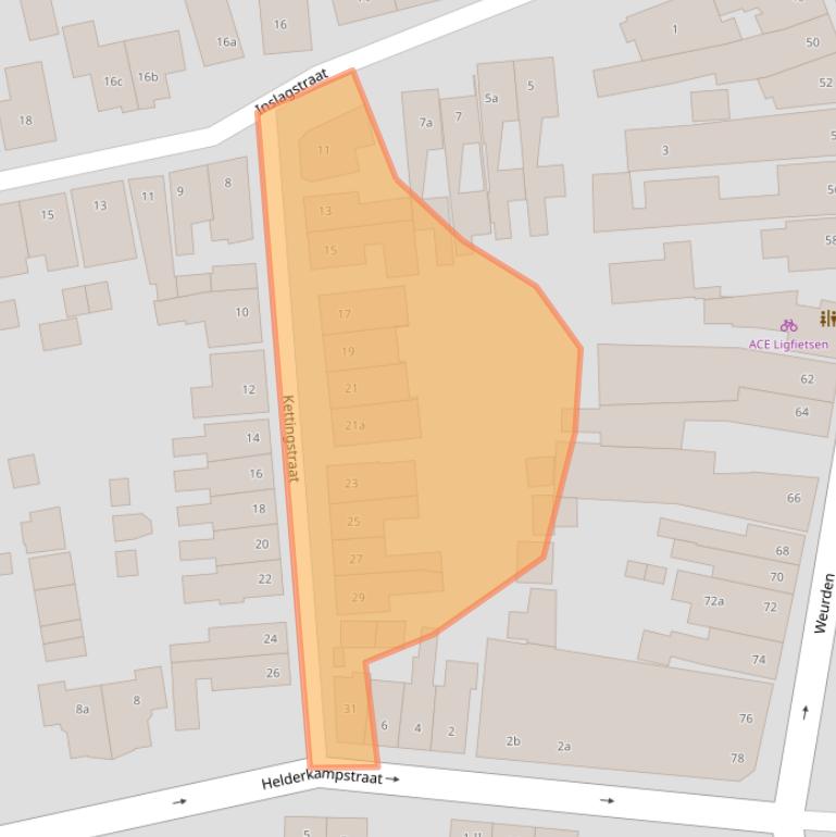 Kaart van postcodegebied 7101HH.