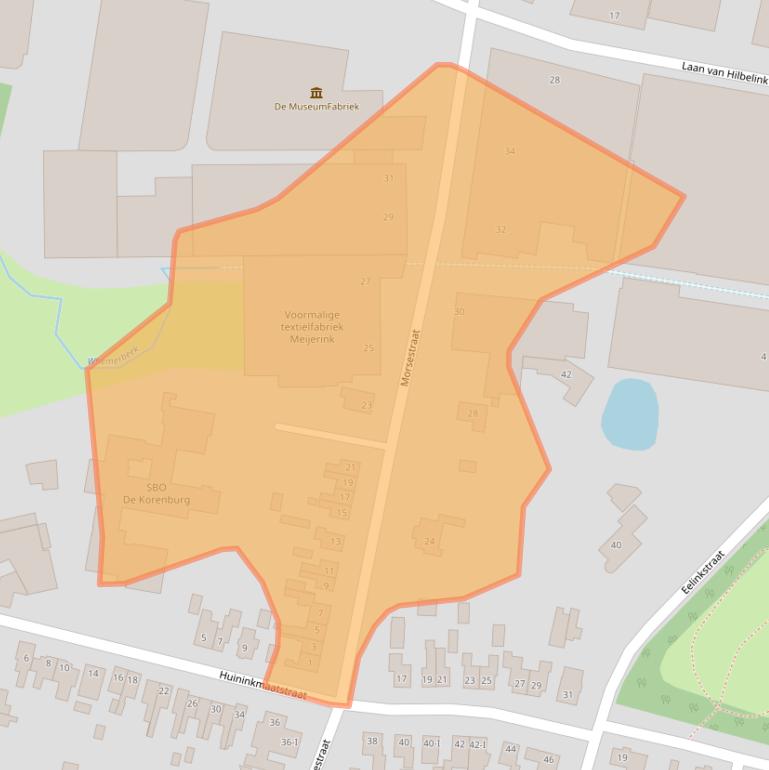 Kaart van postcodegebied 7101JA.