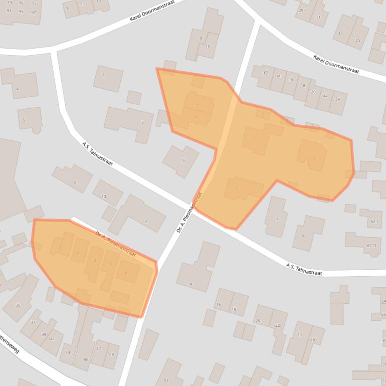 Kaart van postcodegebied 7101JD.