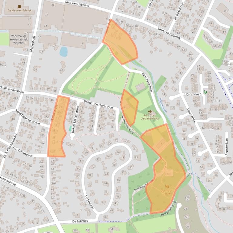 Kaart van postcodegebied 7101JJ.