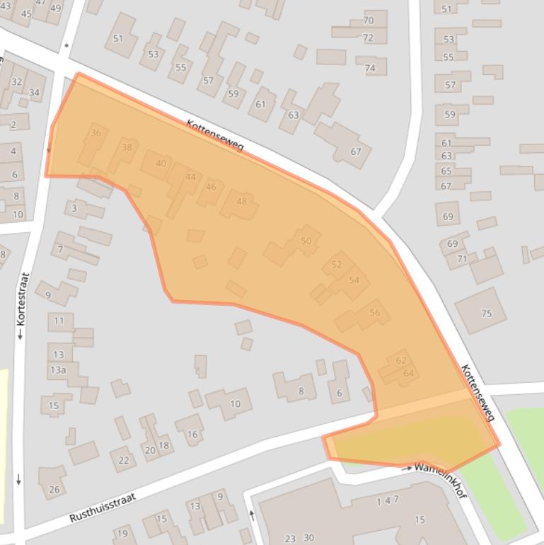 Kaart van postcodegebied 7101JR.