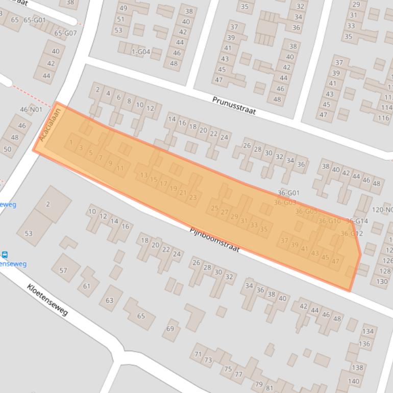 Kaart van postcodegebied 7101KN.