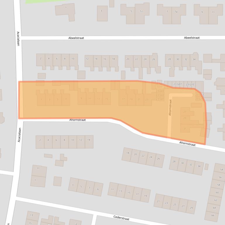 Kaart van postcodegebied 7101LA.