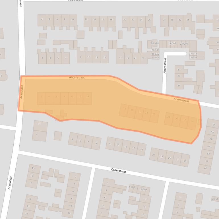 Kaart van postcodegebied 7101LB.
