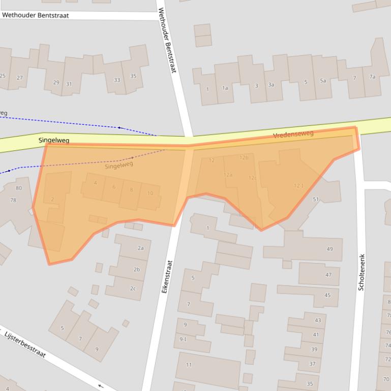 Kaart van postcodegebied 7101LN.