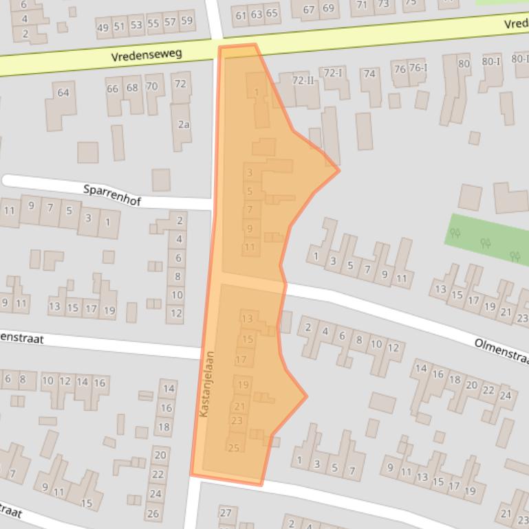 Kaart van postcodegebied 7101LT.