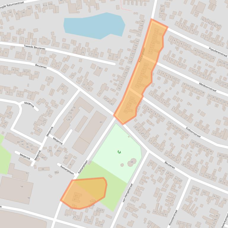 Kaart van postcodegebied 7101LW.