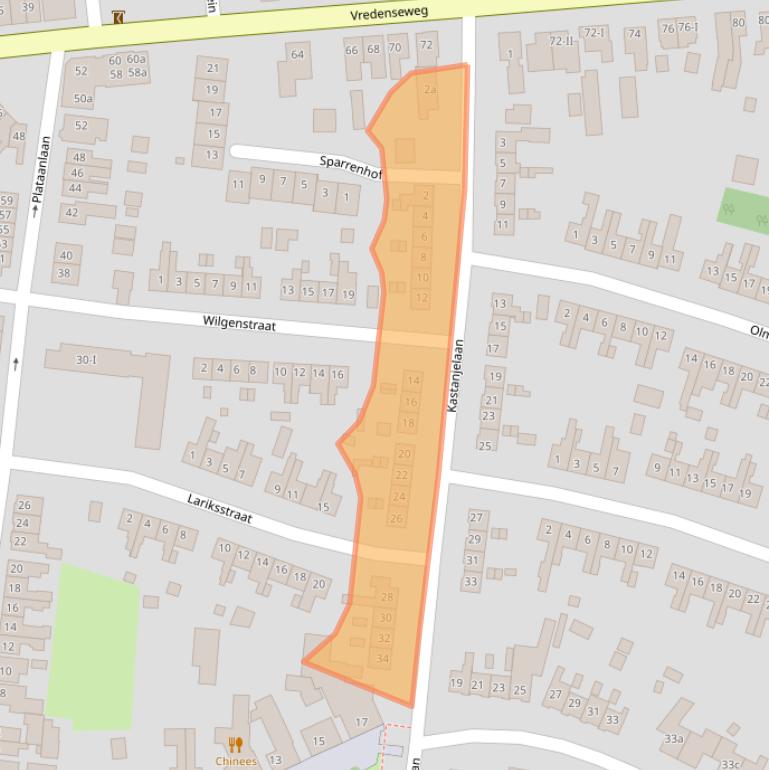 Kaart van postcodegebied 7101LX.