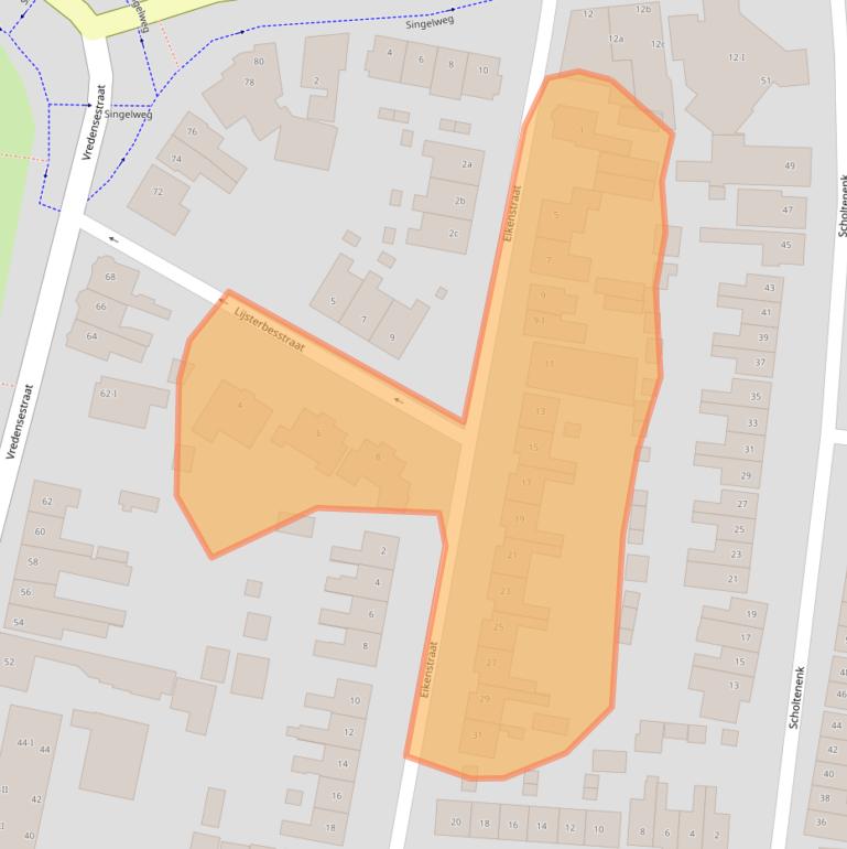 Kaart van postcodegebied 7101MA.