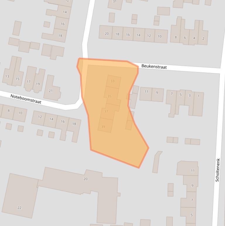 Kaart van postcodegebied 7101MB.