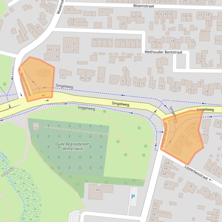 Kaart van postcodegebied 7101ML.