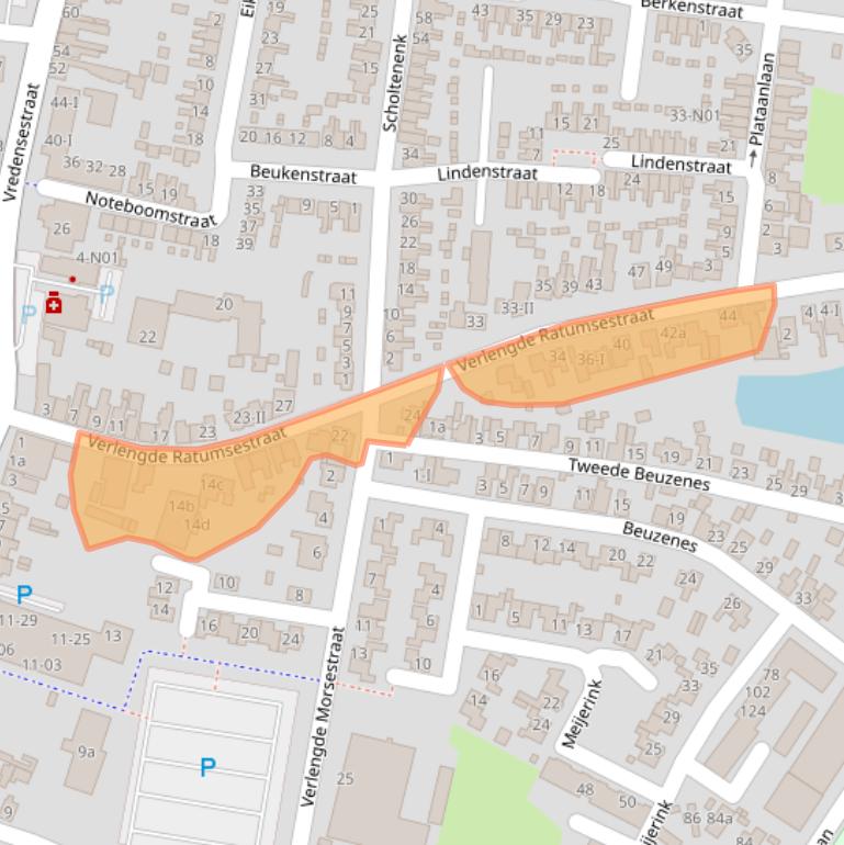 Kaart van postcodegebied 7101MR.