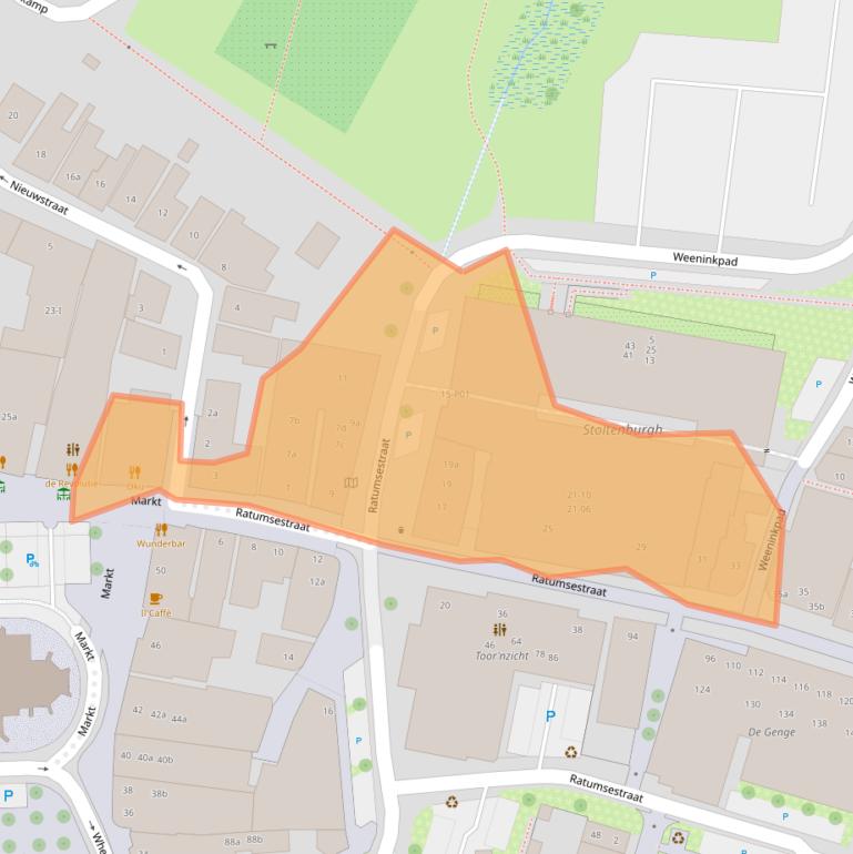 Kaart van postcodegebied 7101MS.