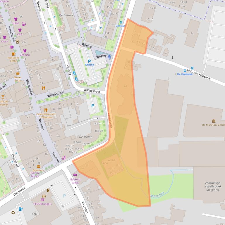 Kaart van postcodegebied 7101NB.