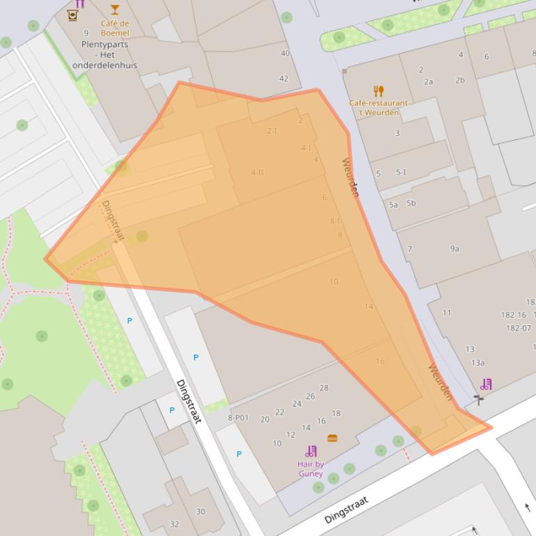 Kaart van postcodegebied 7101NJ.