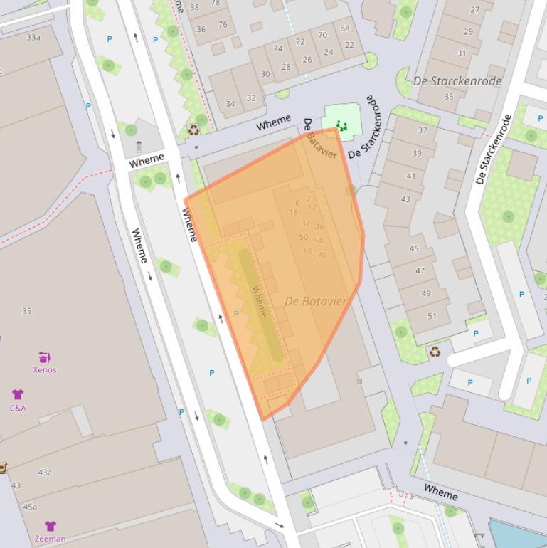 Kaart van postcodegebied 7101NX.