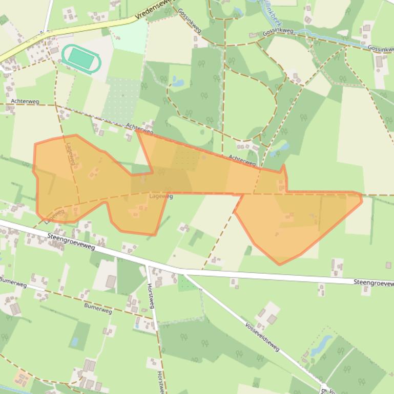 Kaart van postcodegebied 7101PE.