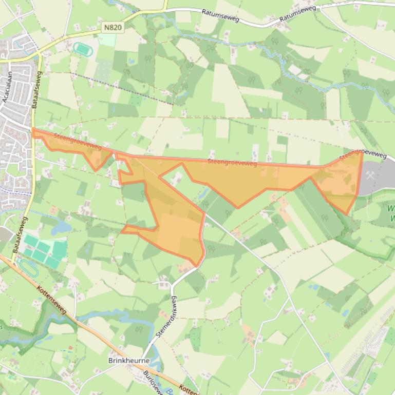 Kaart van postcodegebied 7101PH.