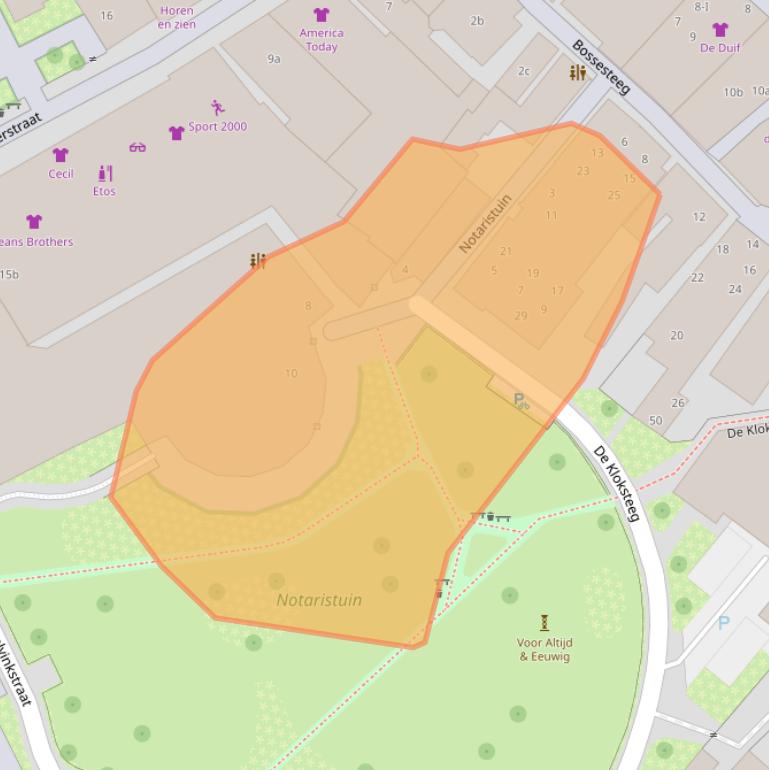 Kaart van postcodegebied 7101RA.