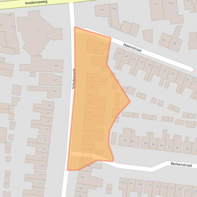 Kaart van postcodegebied 7101SM.