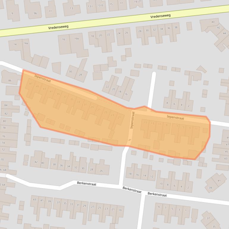 Kaart van postcodegebied 7101SN.