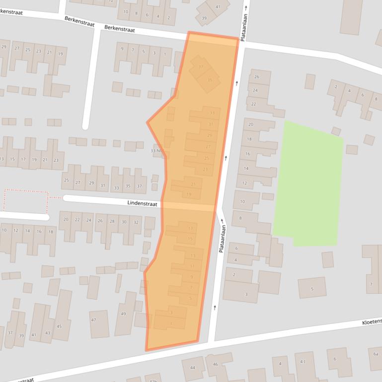 Kaart van postcodegebied 7101SX.
