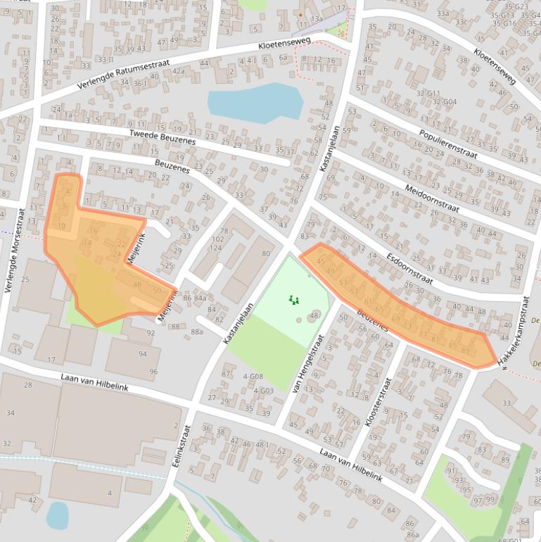 Kaart van postcodegebied 7101VW.